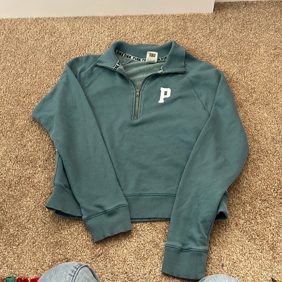 PINK quarter zip - Picture 1 of 3